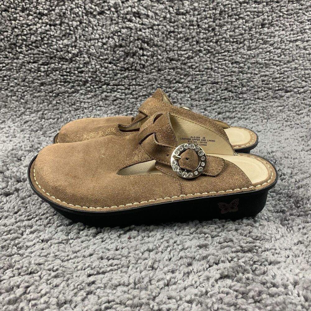 Algeria Alg-205 Shoes Women’s Size EU 38 Brown Sparkle